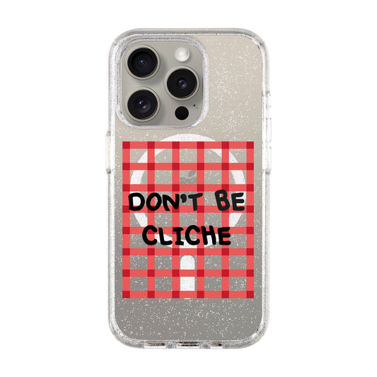 DON'T BE CLICHE-iPhone 15 Pro Shiny Kılıf MagSafe Özellikli