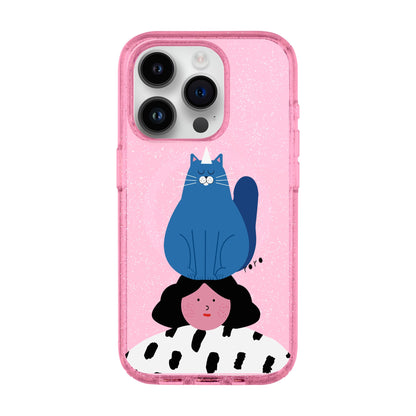 NAUGHTY CAT-iPhone 14 Pro Shiny Kılıf MagSafe Özellikli