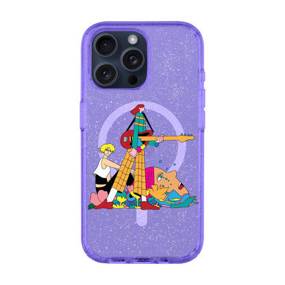 HER BAND-iPhone 15 Pro Max Shiny Kılıf MagSafe Özellikli