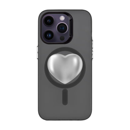 SILVER HEART-iPhone 14 Pro Hold Kılıf MagSafe Özellikli