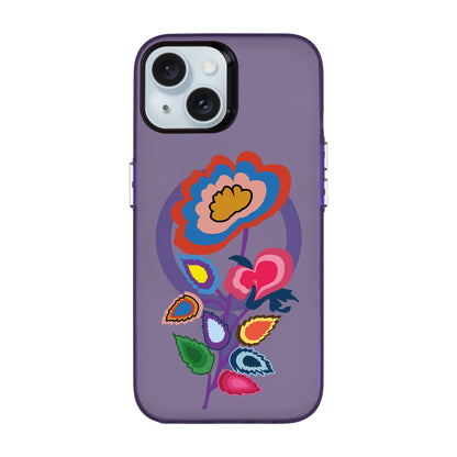 KNITTED FLOWER-iPhone 15 Hold Kılıf MagSafe Özellikli