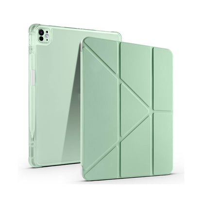 Apple iPad Air 13 inç 2025 M3-Trigon Folding Kalemlikli Standlı Kılıf