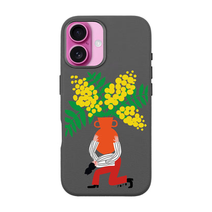 VASE-iPhone 16 Leather Premium Kılıf MagSafe Özellikli