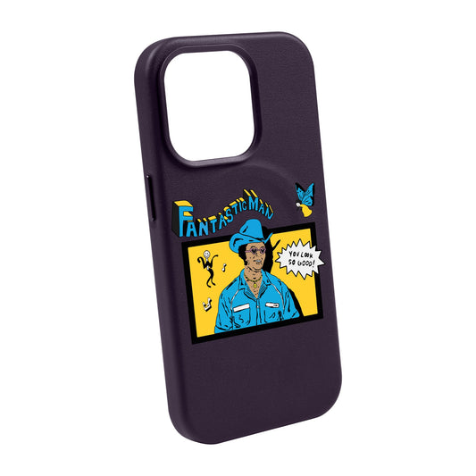 FANTASTIC MAN-iPhone 14 Pro Max Leather Kılıf MagSafe Özellikli