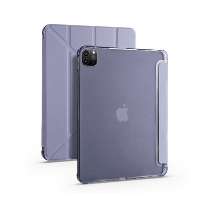 Apple iPad Pro 11 inç 2020 (2.Nesil)-Trigon Folding Kalemlikli Standlı Kılıf