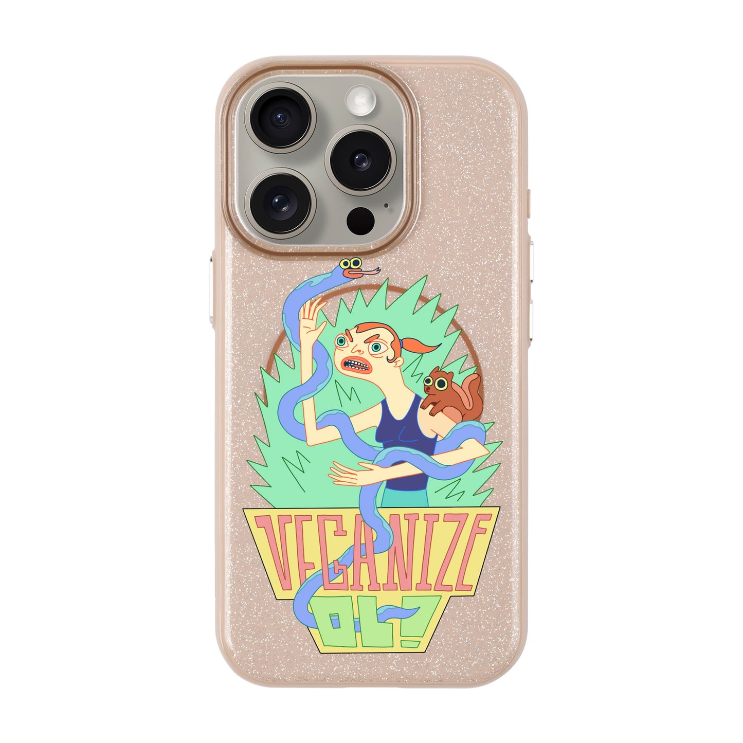 VEGANİZE-Radiant Kılıf MagSafe Özellikli - iPhone 15 Pro