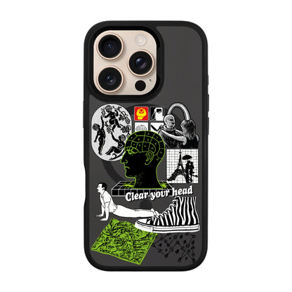 CLEAR YOUR HEAD-iPhone 16 Pro Rise Kılıf MagSafe Özellikli