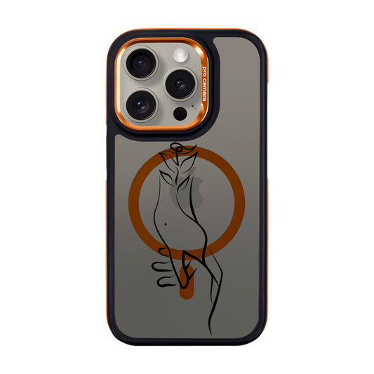 TOUCH-iPhone 15 Pro Dark Kılıf MagSafe Özellikli