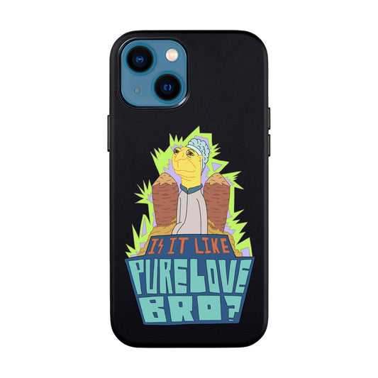 PURE LOVE-iPhone 14 Leather Kılıf