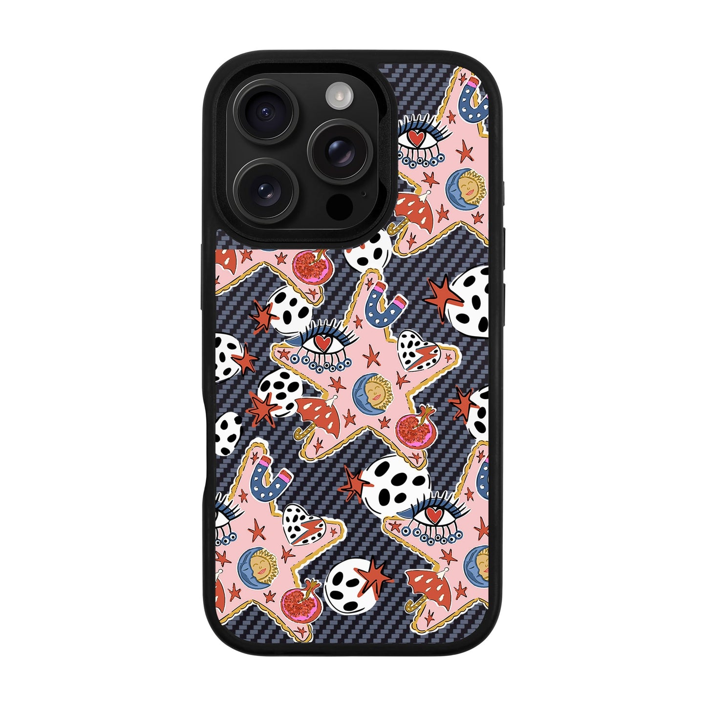 DURUSKO-iPhone 16 Pro Plaid Kılıf MagSafe Özellikli