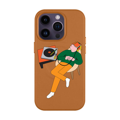 LAZY SUNDAY AFTERNOON-Leather Kılıf MagSafe Özellikli - iPhone 14 Pro