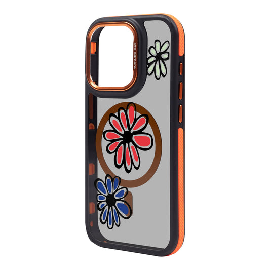 FLORIST-iPhone 15 Pro Max Dark Kılıf MagSafe Özellikli