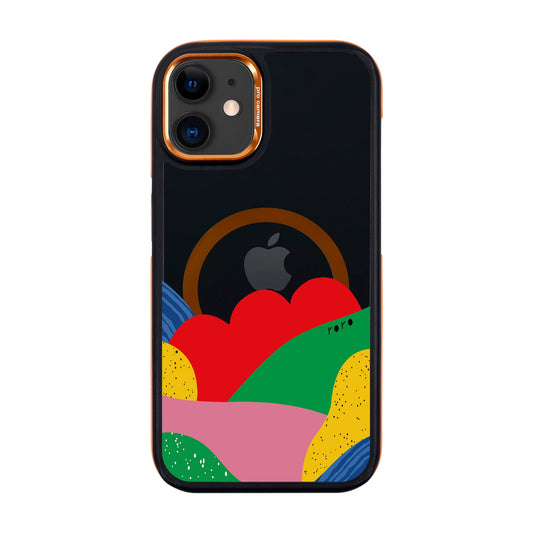 FLAG-iPhone 11 Dark Kılıf MagSafe Özellikli