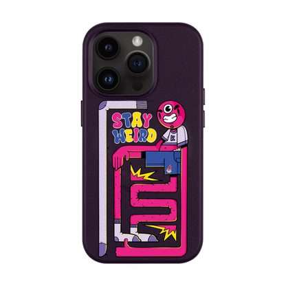 OG TOOTHY-Leather Kılıf MagSafe Özellikli - iPhone 14 Pro