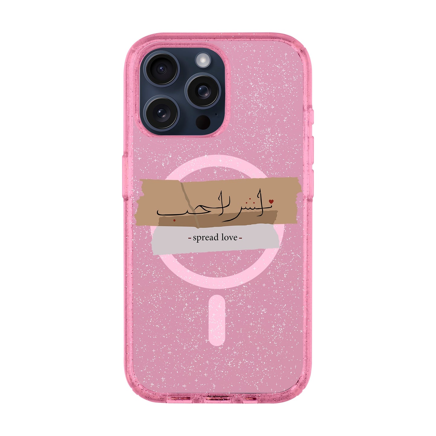 SPREAD LOVE-iPhone 15 Pro Max Shiny Kılıf MagSafe Özellikli