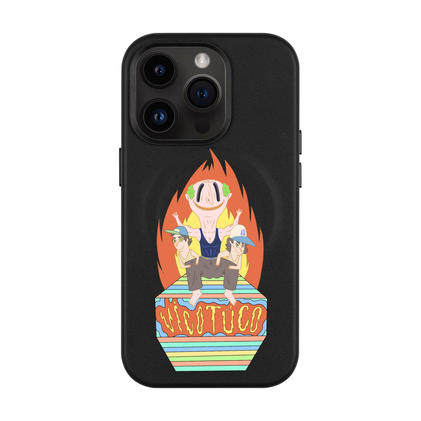 VİCOTÜCO ADAM-Leather Kılıf MagSafe Özellikli - iPhone 14 Pro