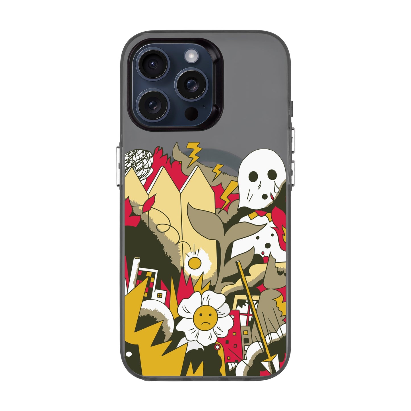 EVERYTHING IS BURNING-Hold Kılıf MagSafe Özellikli - iPhone 15 Pro Max