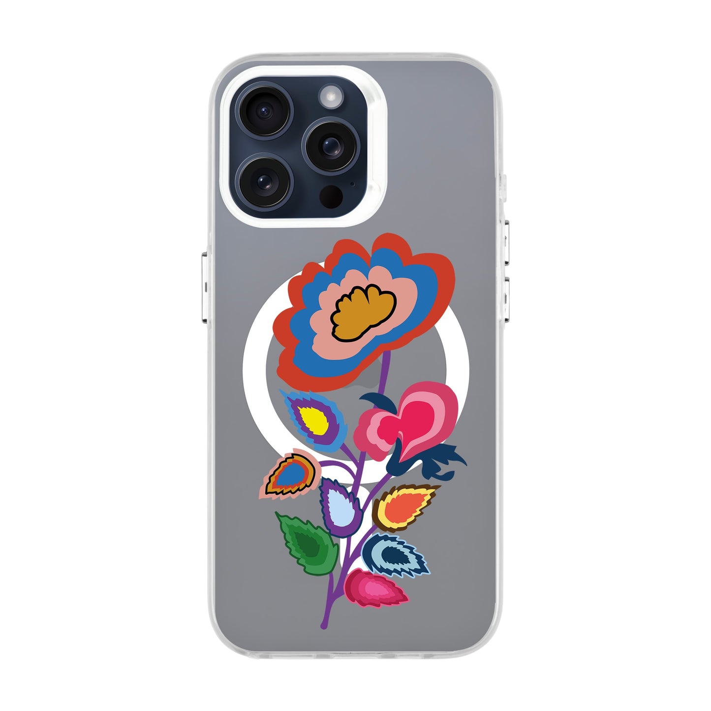 KNITTED FLOWER-iPhone 12 Hold Kılıf MagSafe Özellikli
