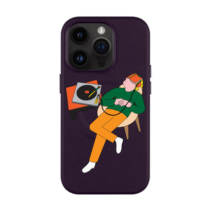 LAZY SUNDAY AFTERNOON-Leather Kılıf MagSafe Özellikli - iPhone 14 Pro