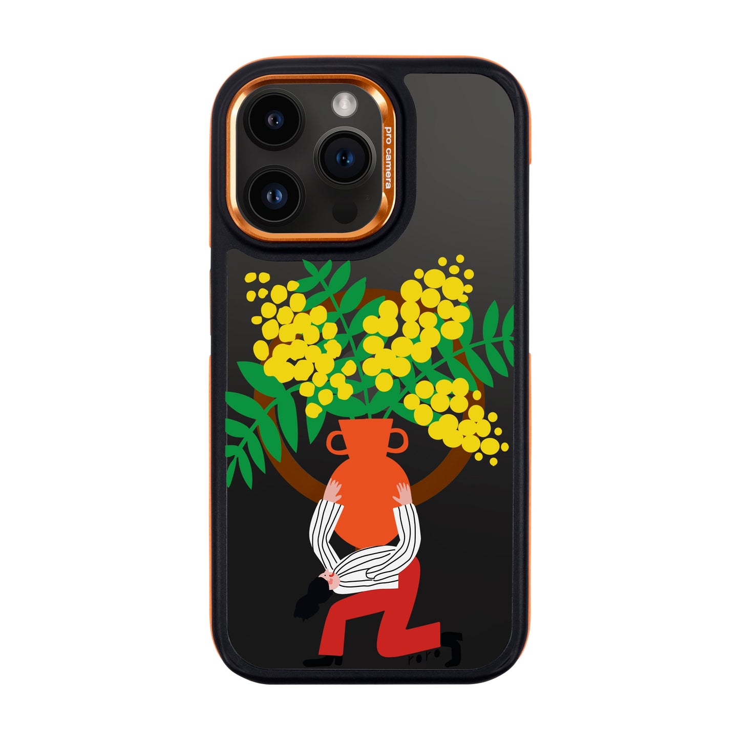 VASE-iPhone 14 Pro Max Dark Kılıf MagSafe Özellikli