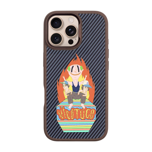 VİCOTÜCO ADAM-iPhone 16 Pro Max Plaid Kılıf MagSafe Özellikli