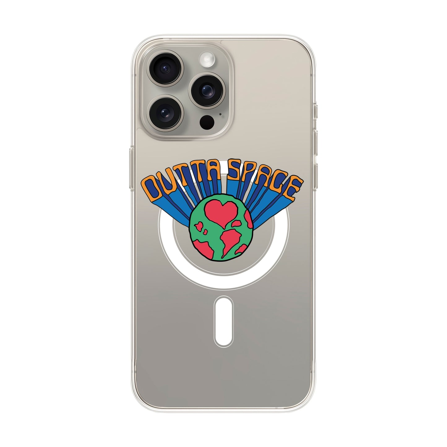OUTTA SPACE-iPhone 15 Pro Max Solid Kılıf MagSafe Özellikli