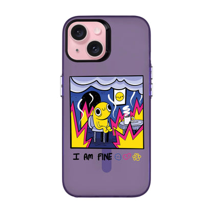 I AM FINE-iPhone 15 Hold Kılıf MagSafe Özellikli
