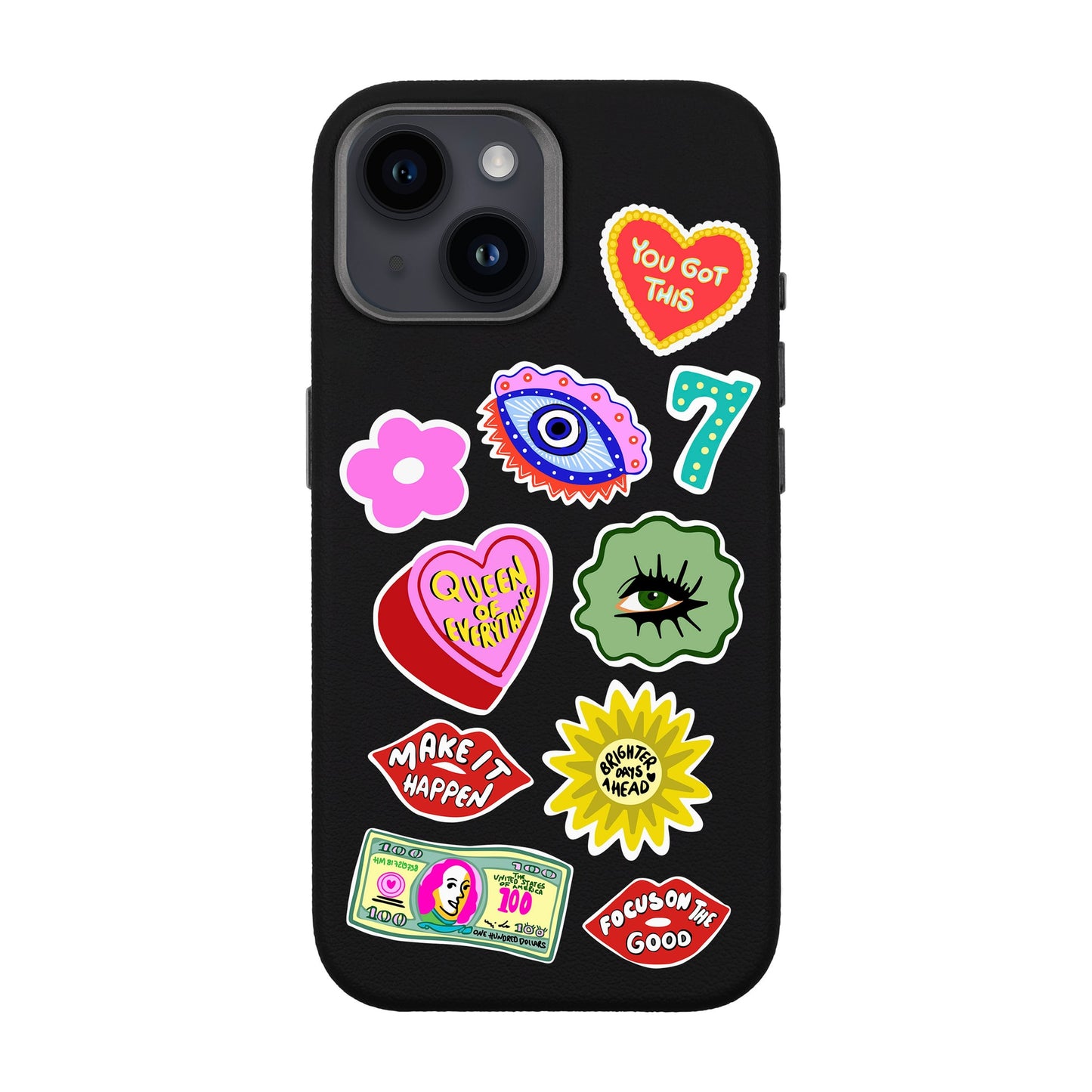HM STICKERS-iPhone 13 Leather Premium Kılıf MagSafe Özellikli