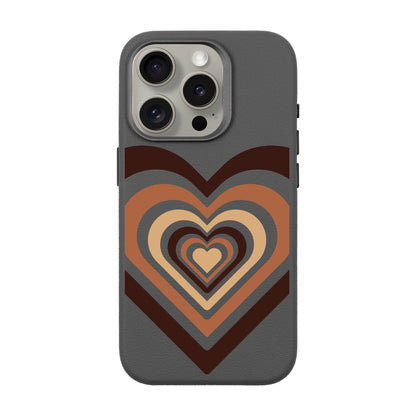 HEART-iPhone 15 Pro Leather Premium Kılıf MagSafe Özellikli