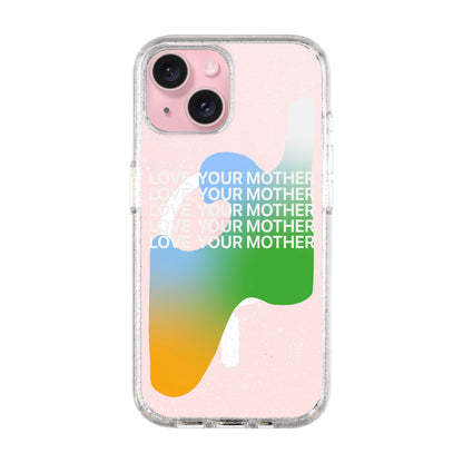 LOVE YOUR MOTHER-iPhone 15 Plus Shiny Kılıf MagSafe Özellikli