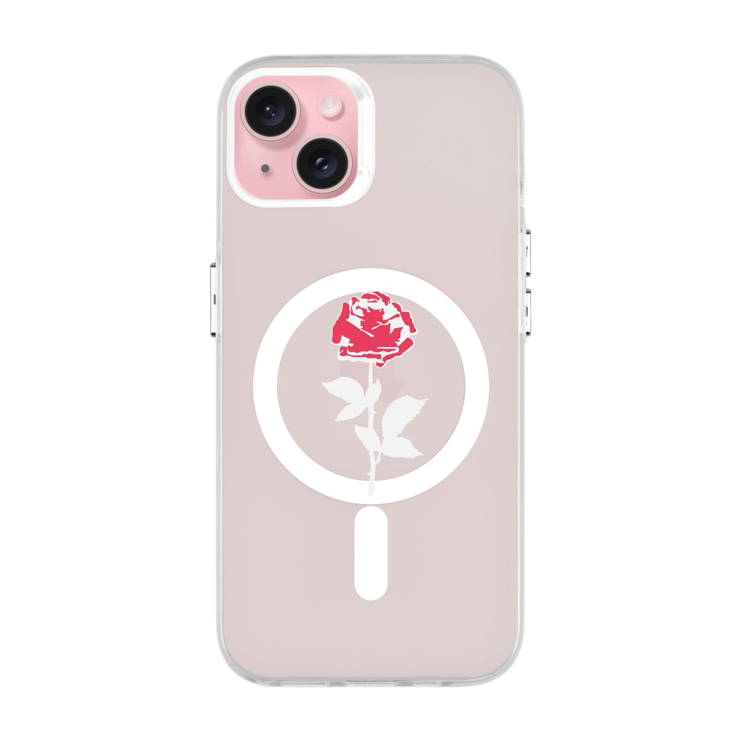 NATUREL ROSE-iPhone 15 Plus Hold Kılıf MagSafe Özellikli