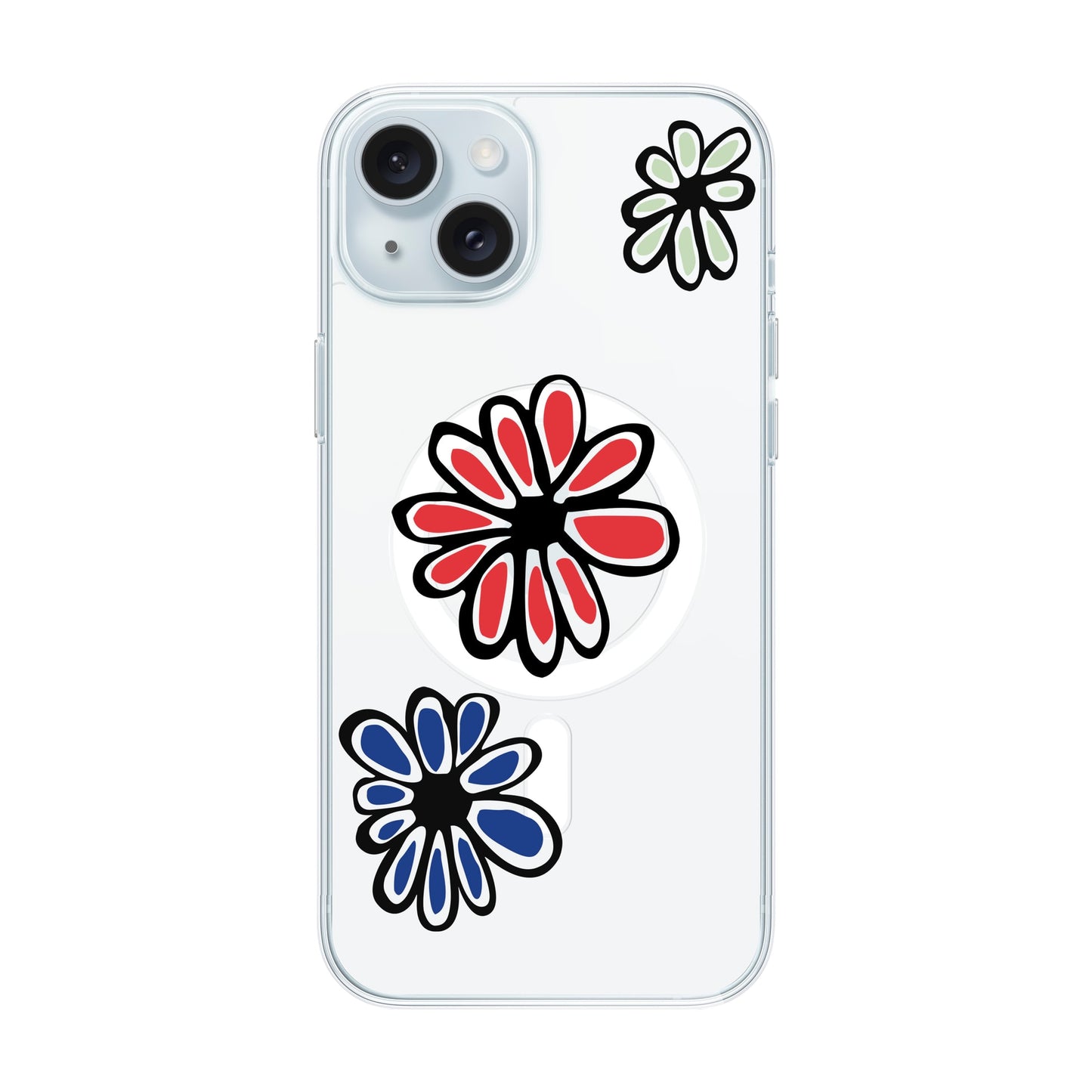 FLORIST-iPhone 15 Plus Solid Kılıf MagSafe Özellikli