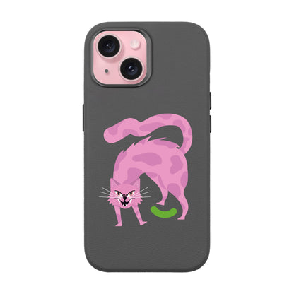 GRUMBLEPAWS-iPhone 15 Leather Premium Kılıf MagSafe Özellikli