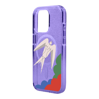 L’OISEAU LIBRE-iPhone 14 Pro Max Shiny Kılıf MagSafe Özellikli