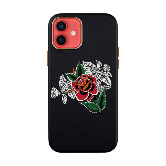 DRY ROSE-iPhone 12 Mini Leather Kılıf