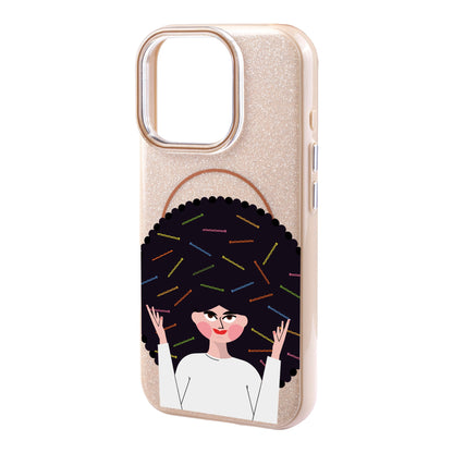 TANGLES OF HAPPINESS-Radiant Kılıf MagSafe Özellikli - iPhone 13