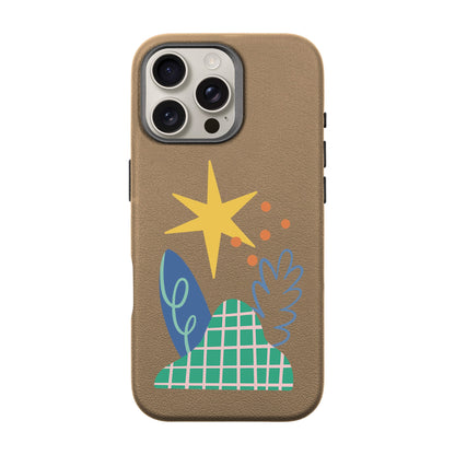 LITTLE NATURE-iPhone 16 Pro Max Leather Premium Kılıf MagSafe Özellikli