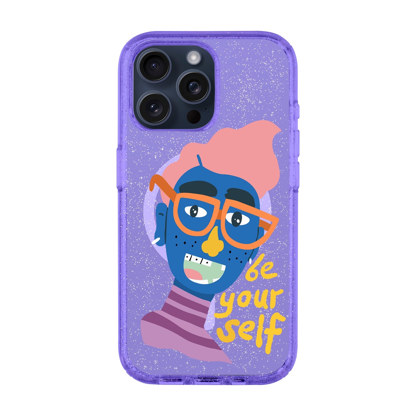 BE YOUR SELF-iPhone 15 Pro Max Shiny Kılıf MagSafe Özellikli