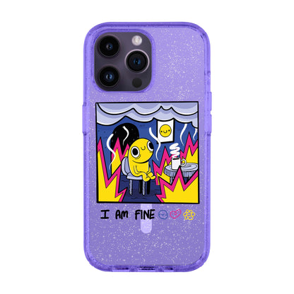 I AM FINE-iPhone 14 Pro Max Shiny Kılıf MagSafe Özellikli