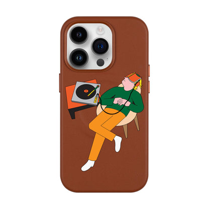 LAZY SUNDAY AFTERNOON-Leather Kılıf MagSafe Özellikli - iPhone 14 Pro