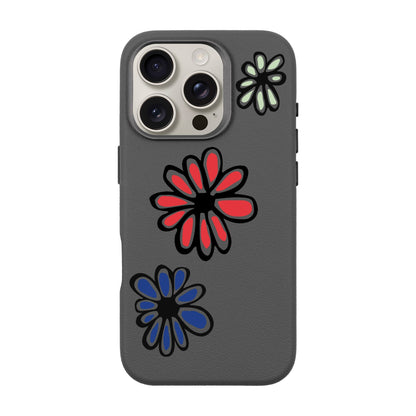 FLORIST-iPhone 16 Pro Leather Premium Kılıf MagSafe Özellikli