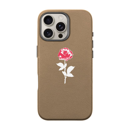 NATUREL ROSE-iPhone 16 Pro Max Leather Premium Kılıf MagSafe Özellikli