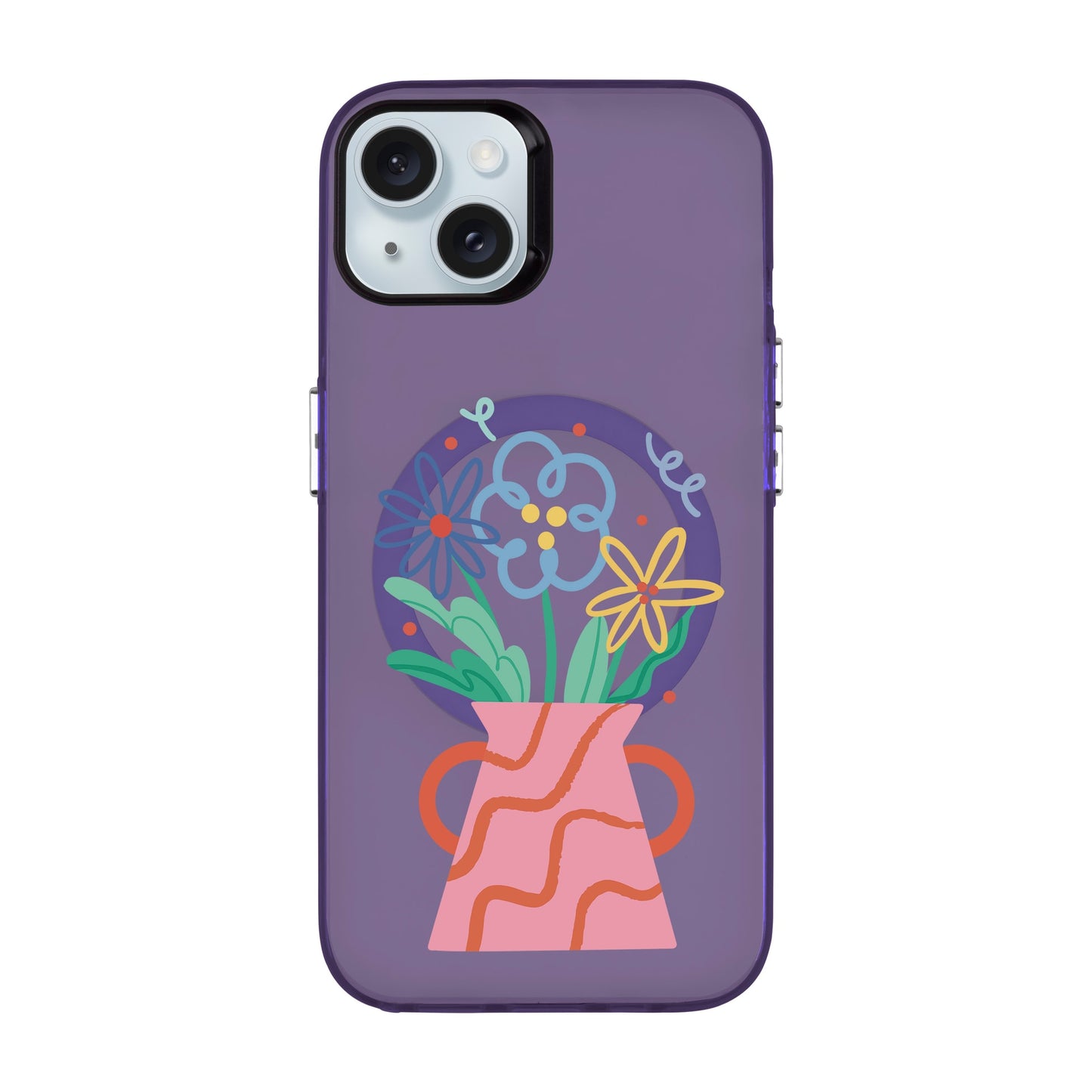PINK VASE-iPhone 15 Plus Hold Kılıf MagSafe Özellikli