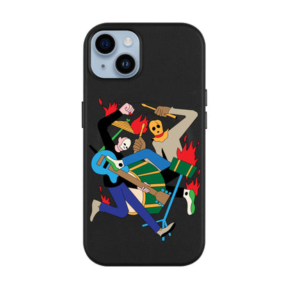 MONSTER MASH-iPhone 14 Plus Leather Kılıf MagSafe Özellikli