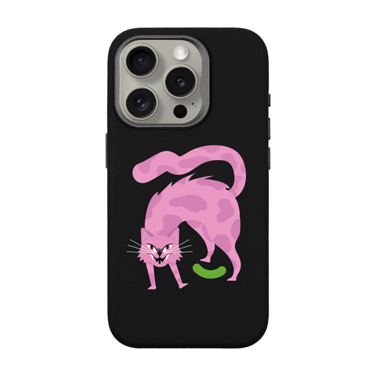 GRUMBLEPAWS-iPhone 15 Pro Leather Premium Kılıf MagSafe Özellikli