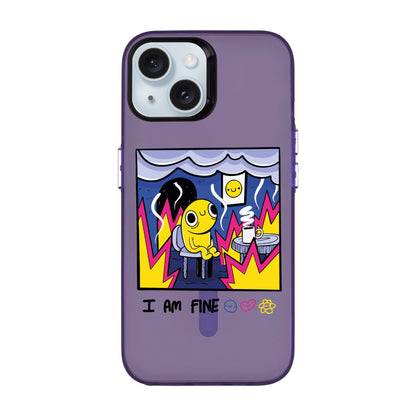 I AM FINE-iPhone 15 Hold Kılıf MagSafe Özellikli