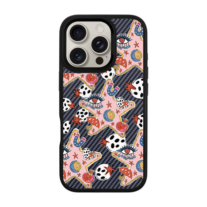 DURUSKO-iPhone 16 Pro Plaid Kılıf MagSafe Özellikli
