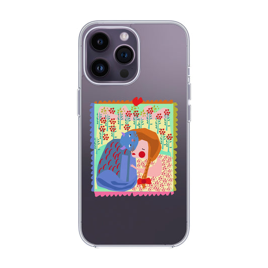 KEDİ POSTA PULU-iPhone 14 Pro Max Solid Kılıf