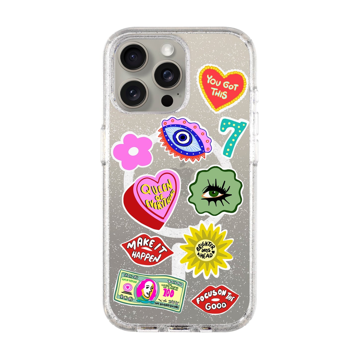 HM STICKERS-iPhone 15 Pro Max Shiny Kılıf MagSafe Özellikli