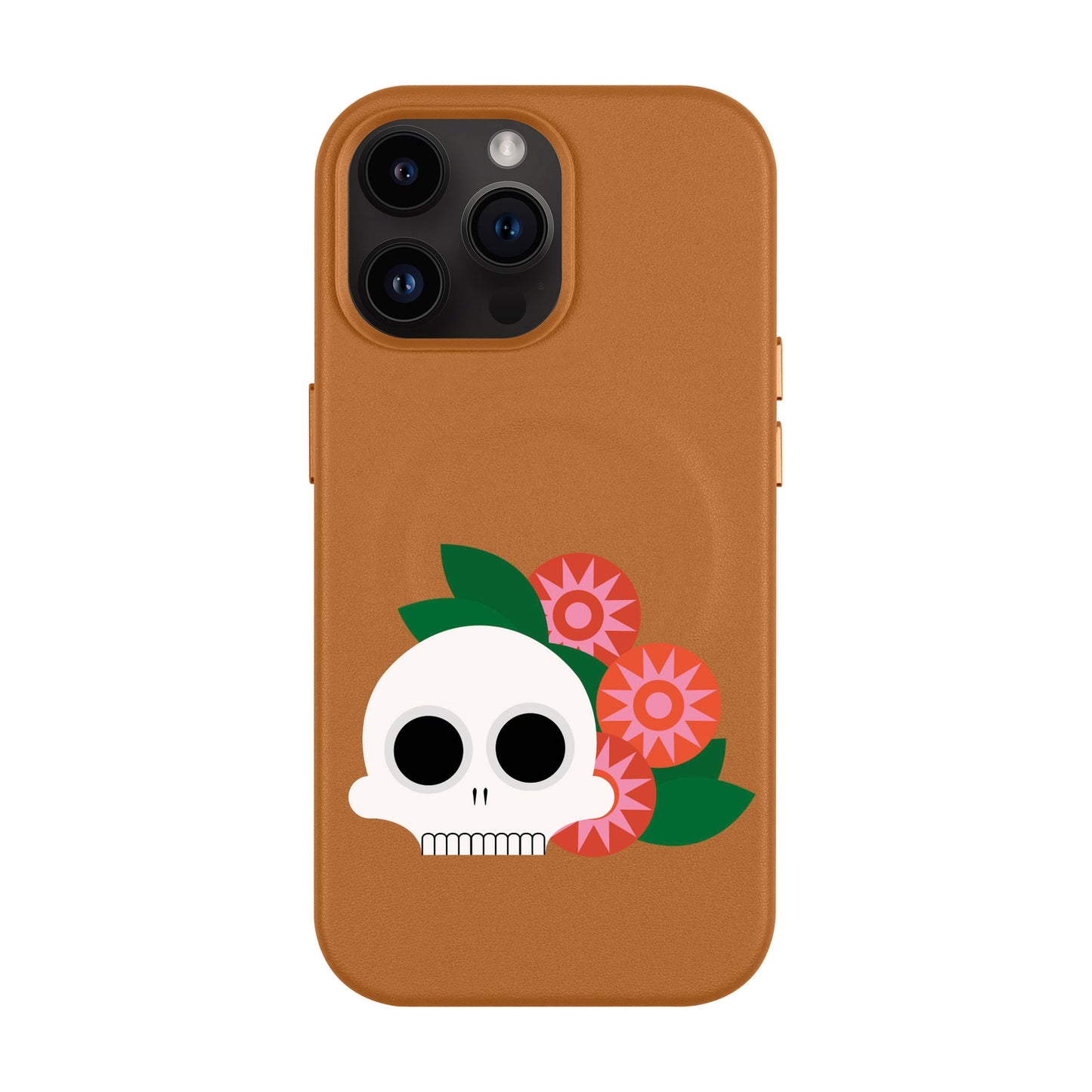 MEMENTO BLOOM-iPhone 14 Pro Max Leather Kılıf MagSafe Özellikli